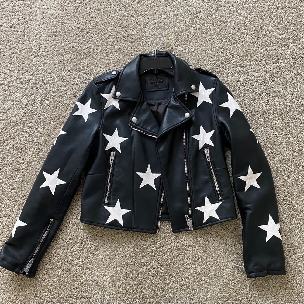 BlankNYC star leather jacket
